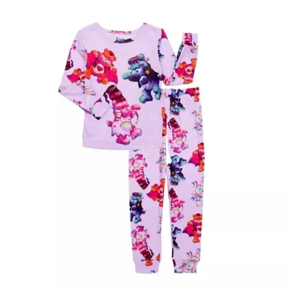 Nwt Care Bears Halloween Girls Snug Fit 2-Piece Pajama Set